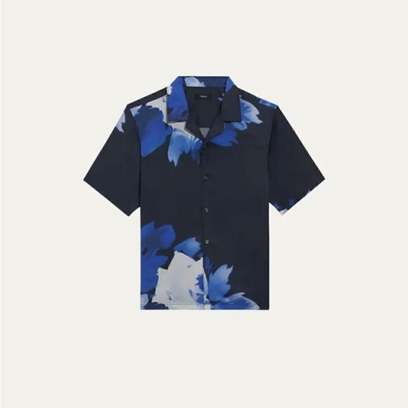 THEORY
Men's Irving Abstract Floral Camp Shirt - Picture 1 of 2
